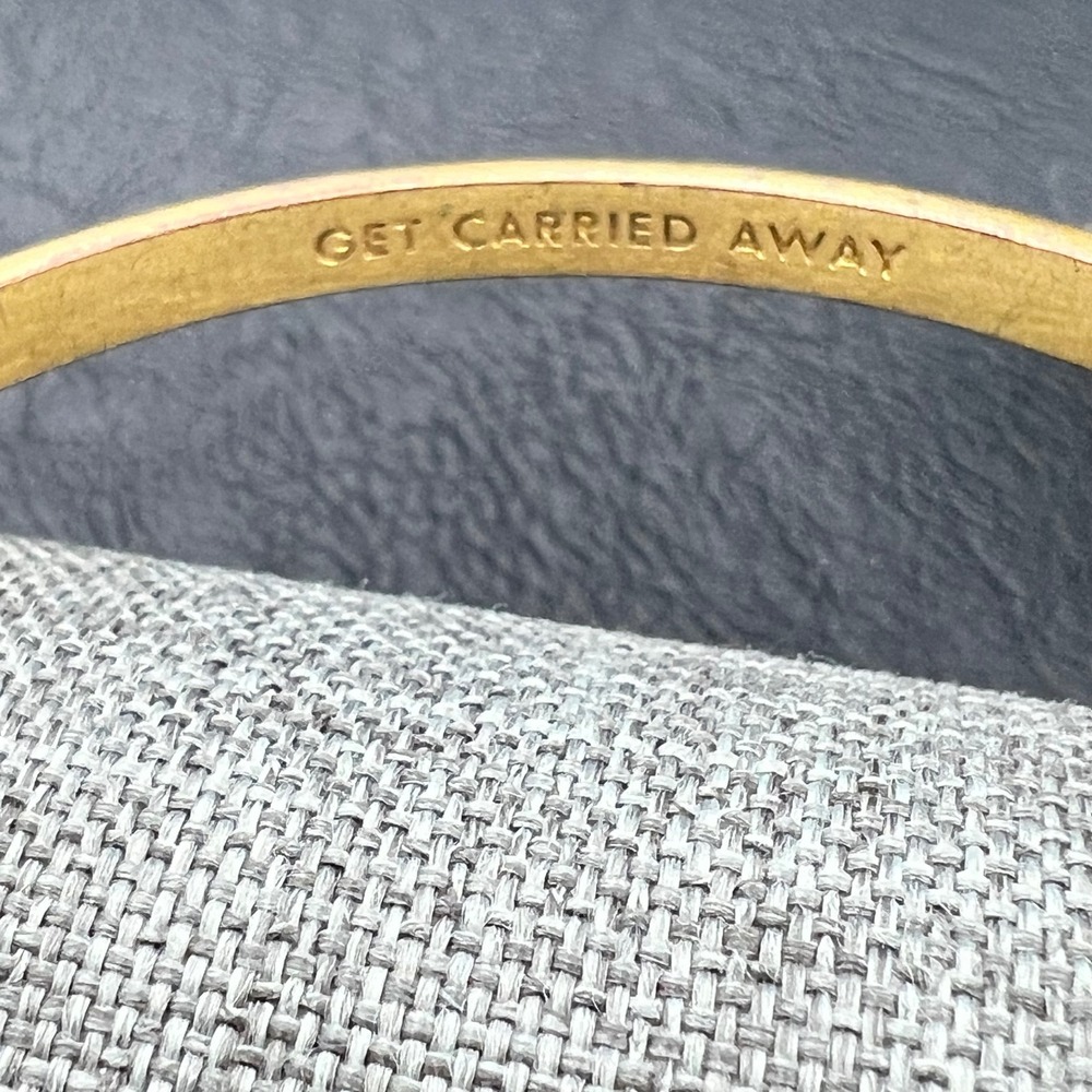 Kate Spade Get Carried Away Bangle OS Gold Multi‎ EXC - Picture 3 of 7